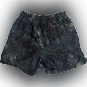 Vans Black Tie-Dye Men's Swim Shorts